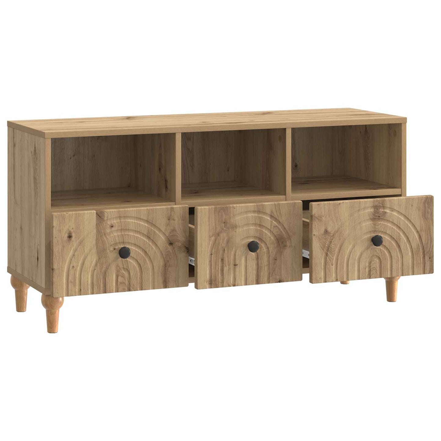 TV Cabinet Artisan Oak 102 x 34.5 x 50 cm Engineered Wood