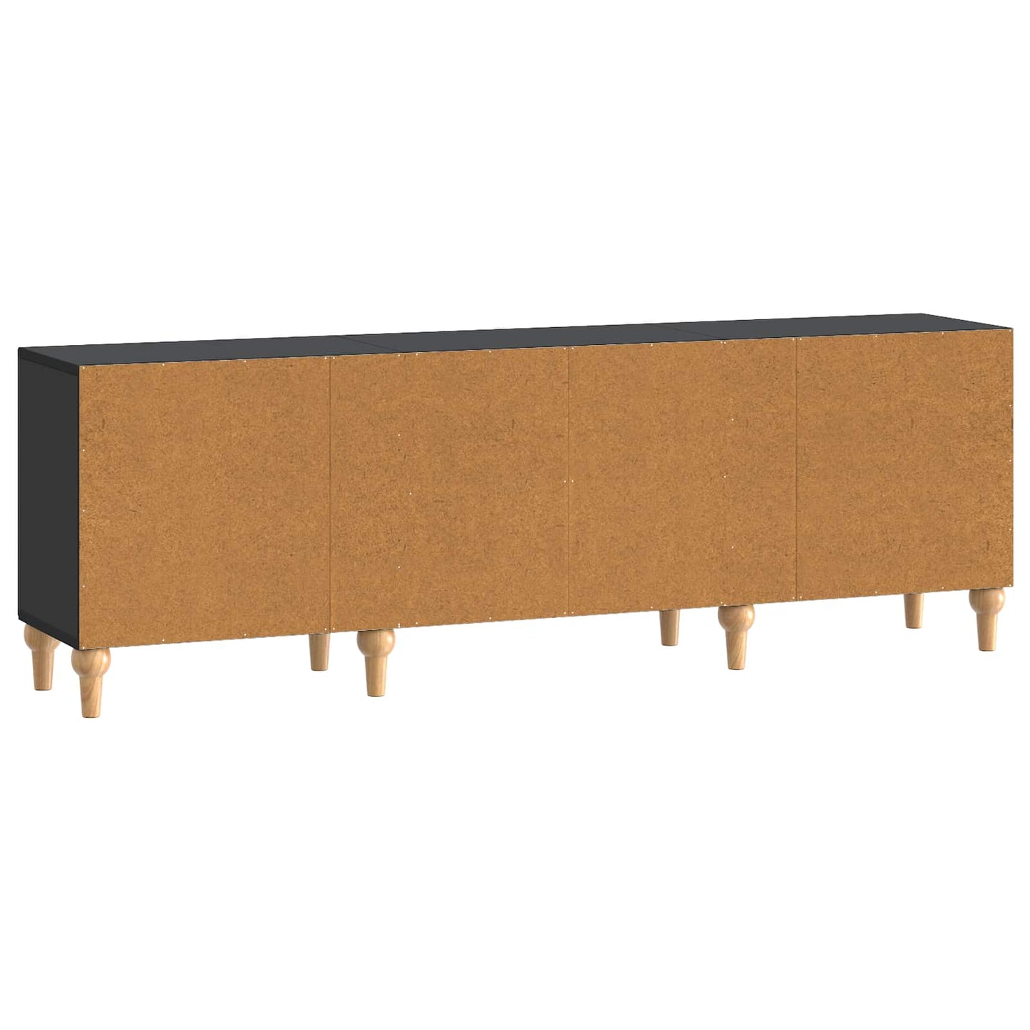 TV Cabinet 150 x 31 x 50 cm Black Engineered Wood