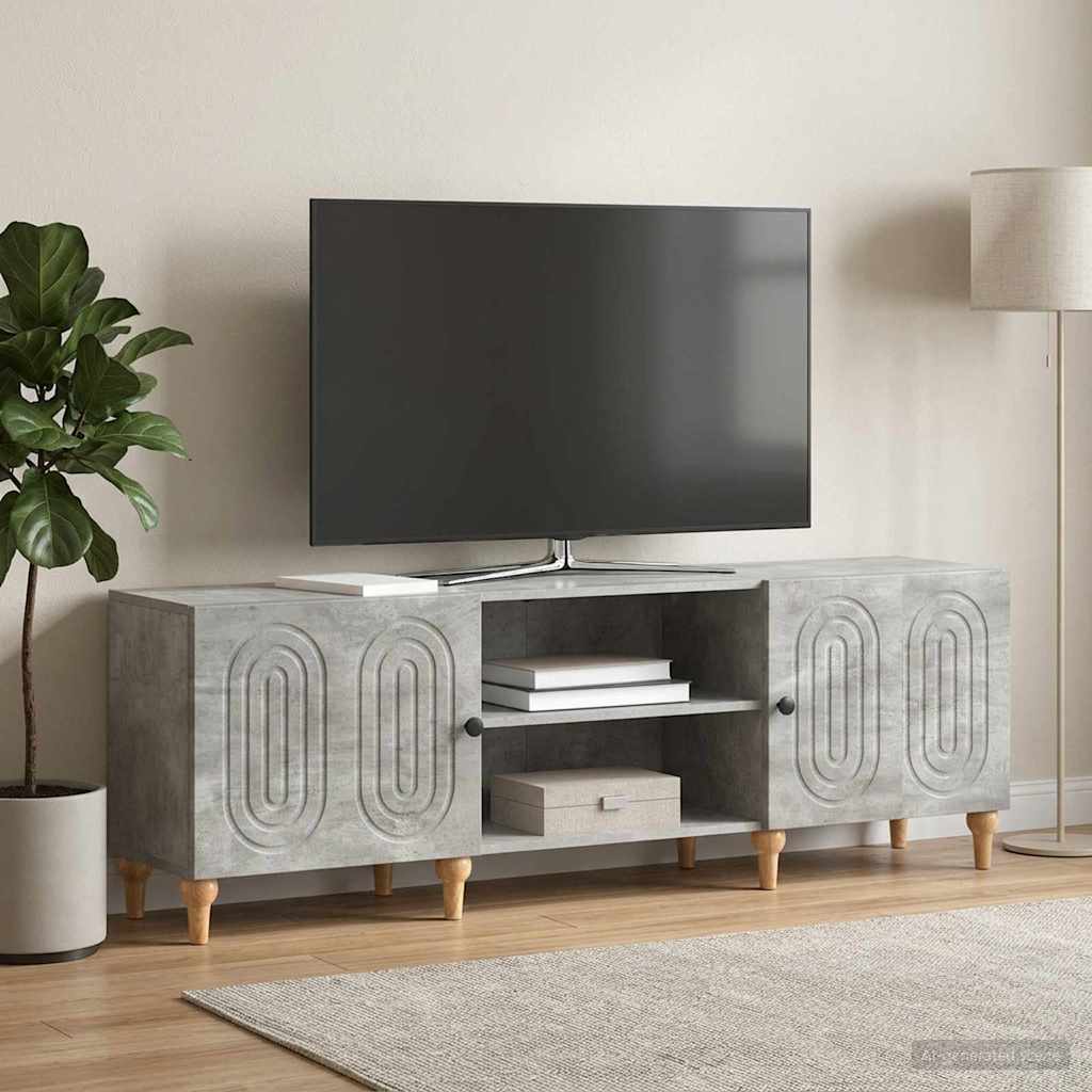 TV Cabinet Concrete Grey 150 x 31 x 50 cm Engineered Wood