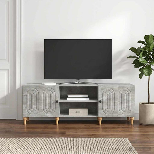 TV Cabinet 150 x 31 x 50 cm Concrete Grey Engineered Wood