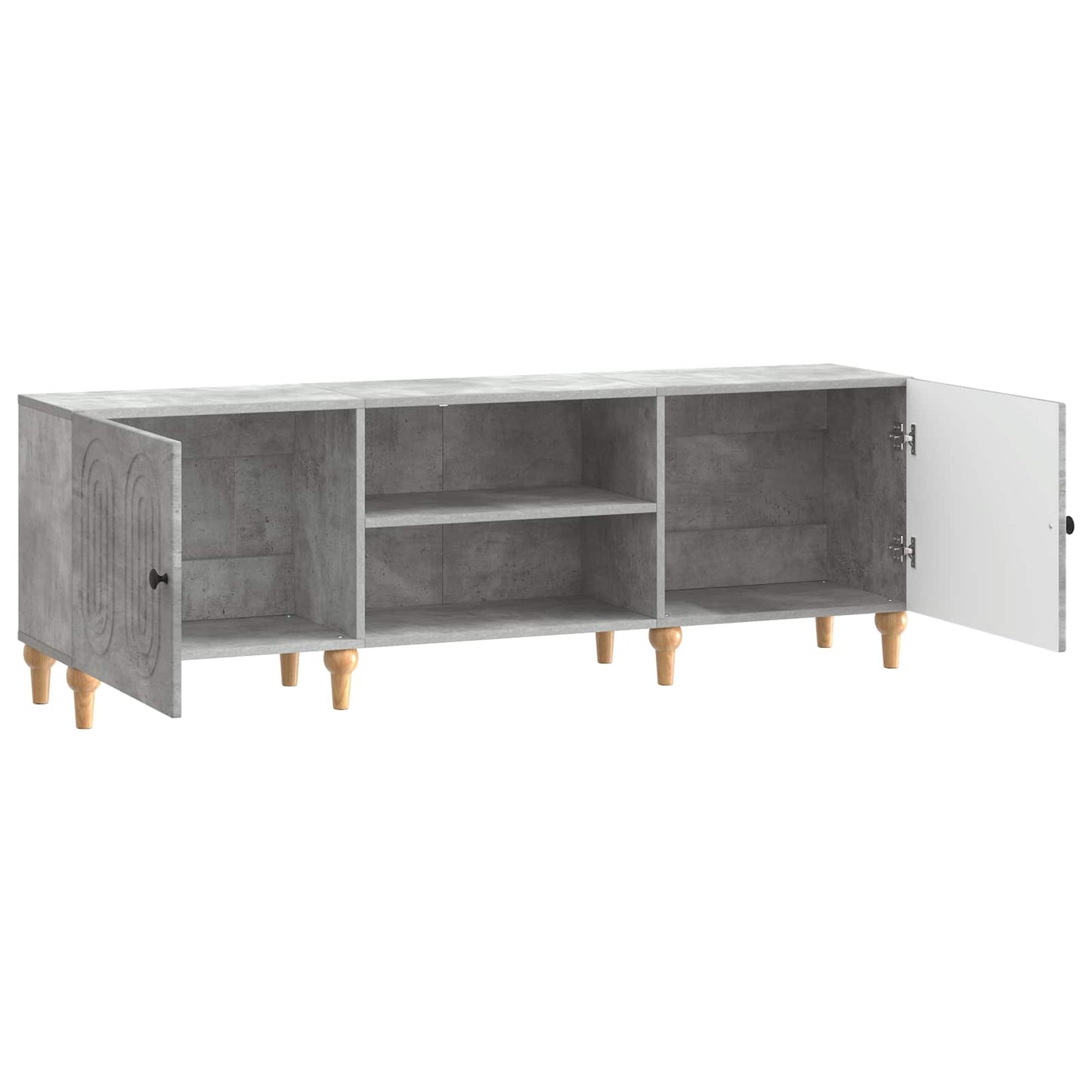 TV Cabinet Concrete Grey 150 x 31 x 50 cm Engineered Wood