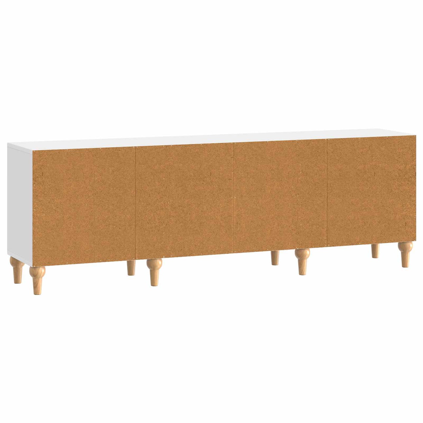 TV Cabinet 150 x 31 x 50 cm High Gloss White Engineered Wood