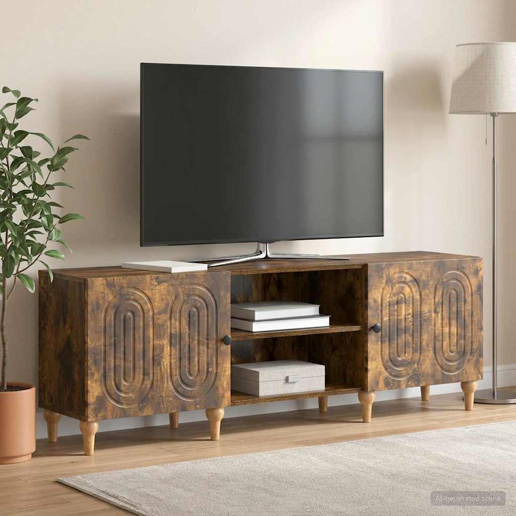 TV Cabinet Smoked Oak 150 x 31 x 50 cm Engineered Wood