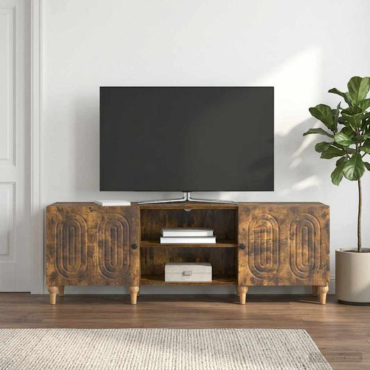 TV Cabinet 150 x 31 x 50 cm Smoked Oak Engineered Wood