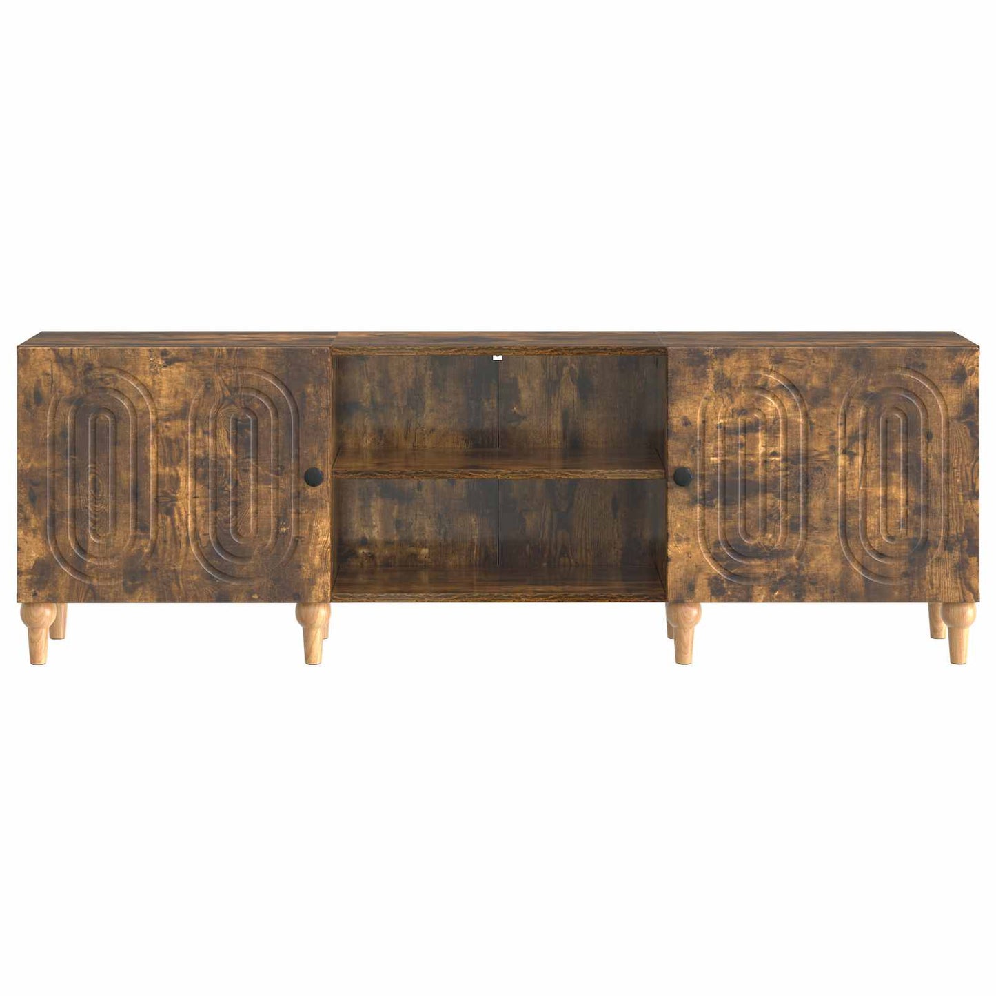 TV Cabinet Smoked Oak 150 x 31 x 50 cm Engineered Wood