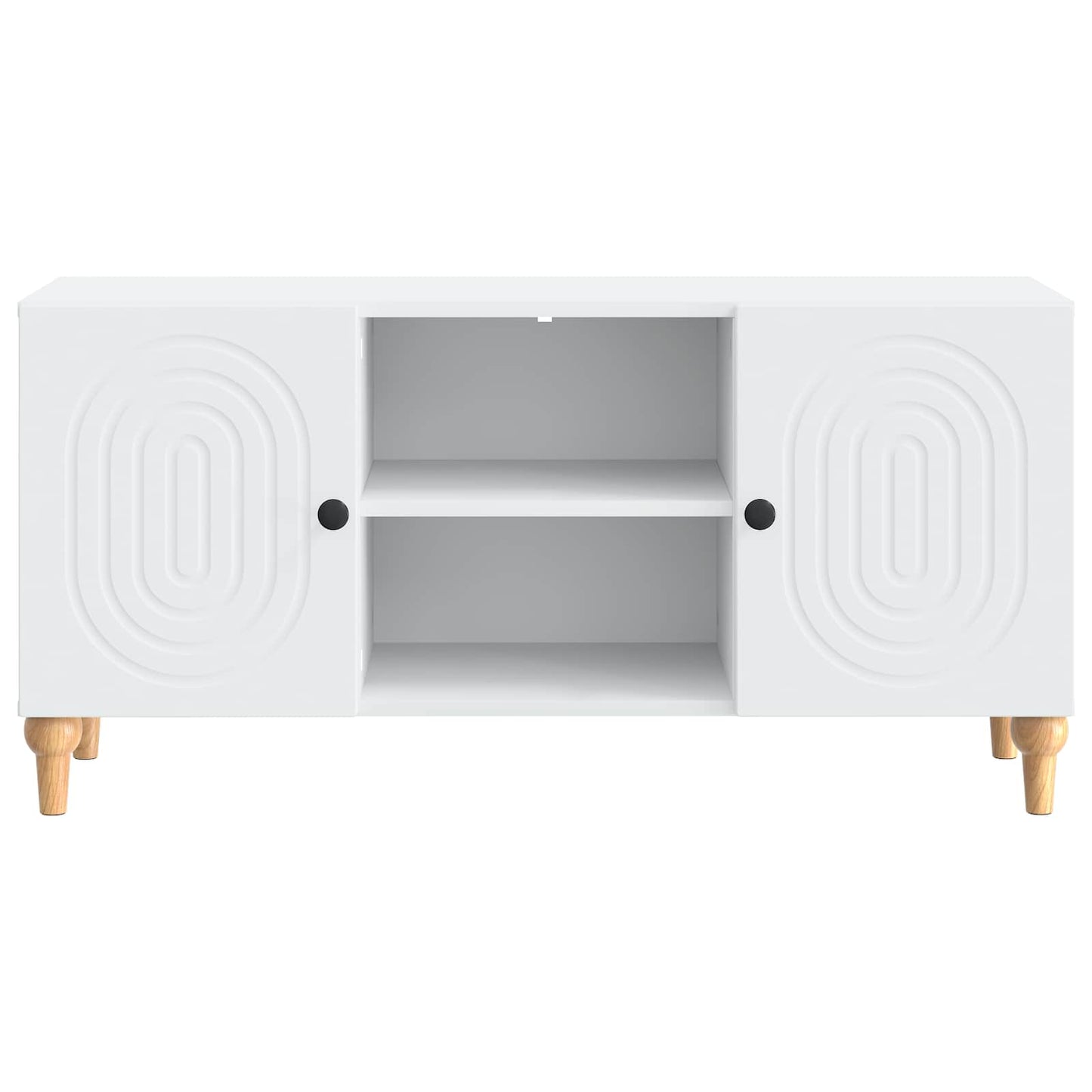 TV Cabinet White 102 x 34.5 x 50 cm Engineered Wood