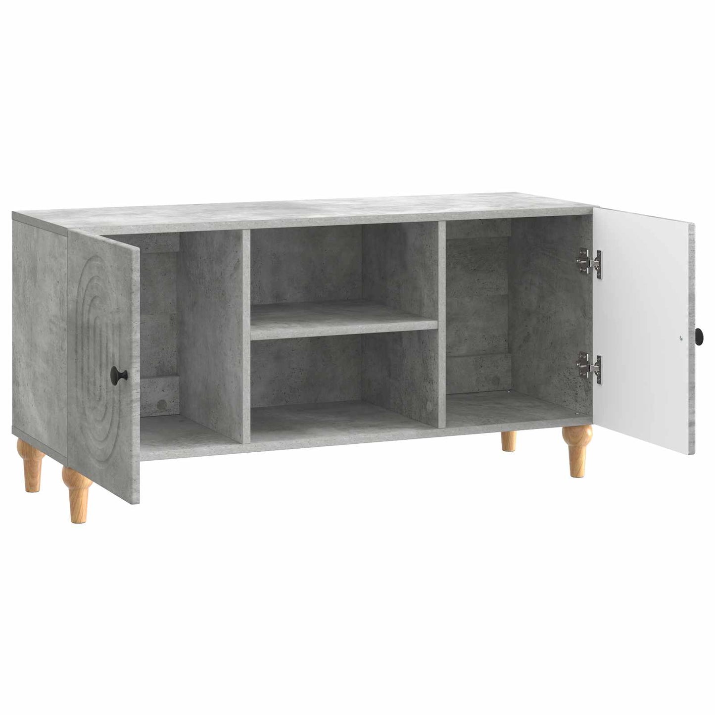 TV Cabinet Concrete Grey 102 x 34.5 x 50 cm Engineered Wood