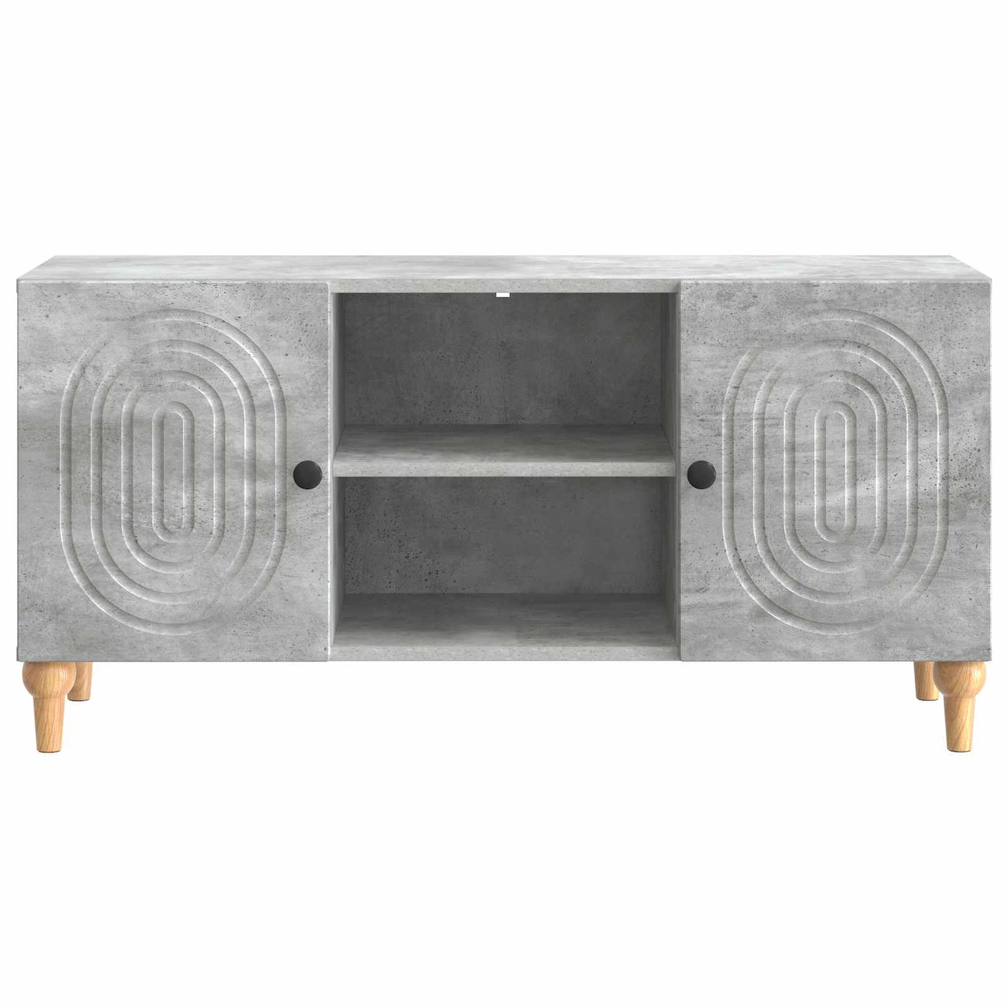 TV Cabinet Concrete Grey 102 x 34.5 x 50 cm Engineered Wood