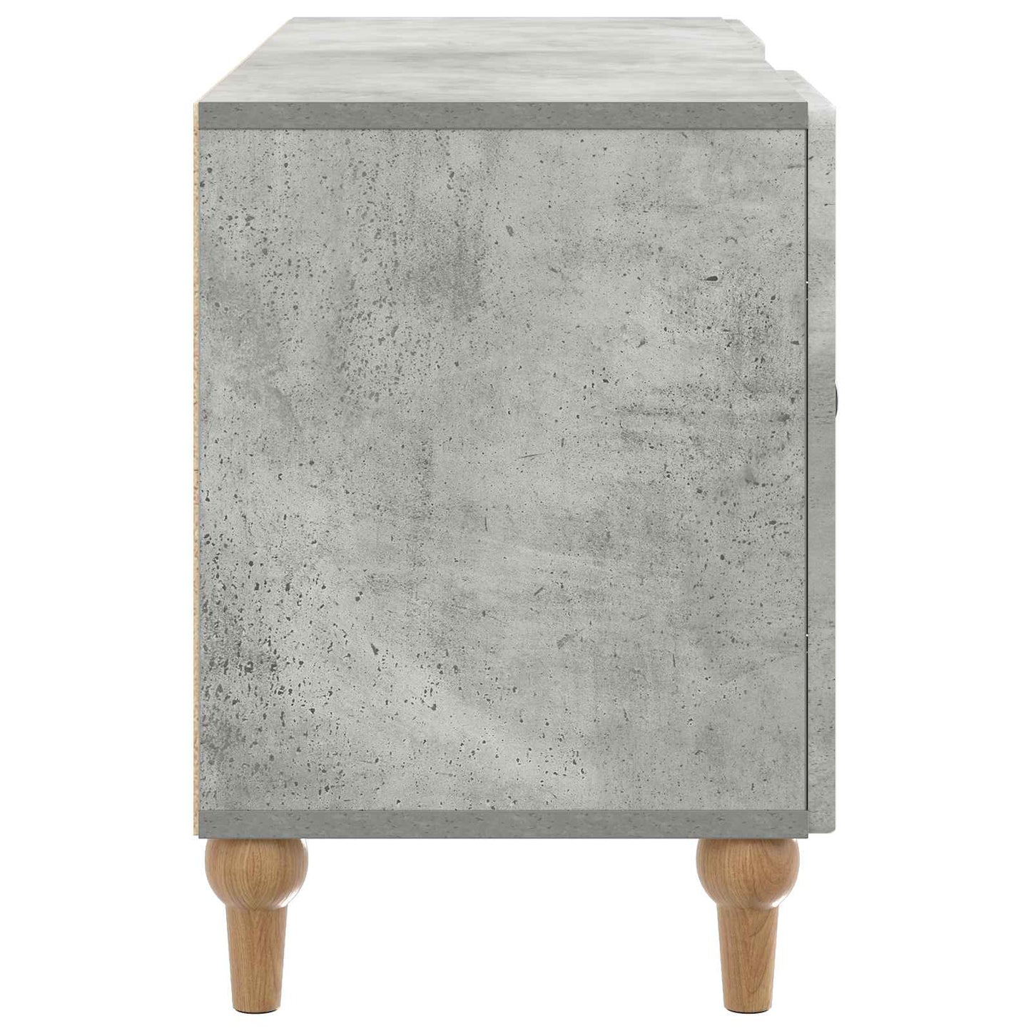 TV Cabinet Concrete Grey 102 x 34.5 x 50 cm Engineered Wood
