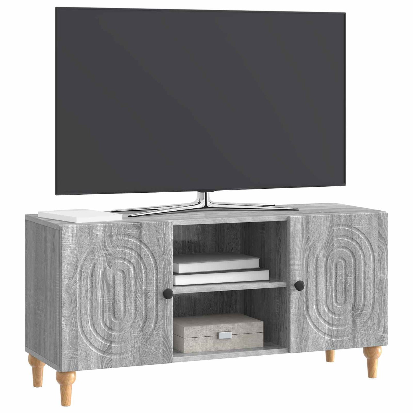 TV Cabinet Grey Sonoma 102 x 34.5 x 50 cm Engineered Wood