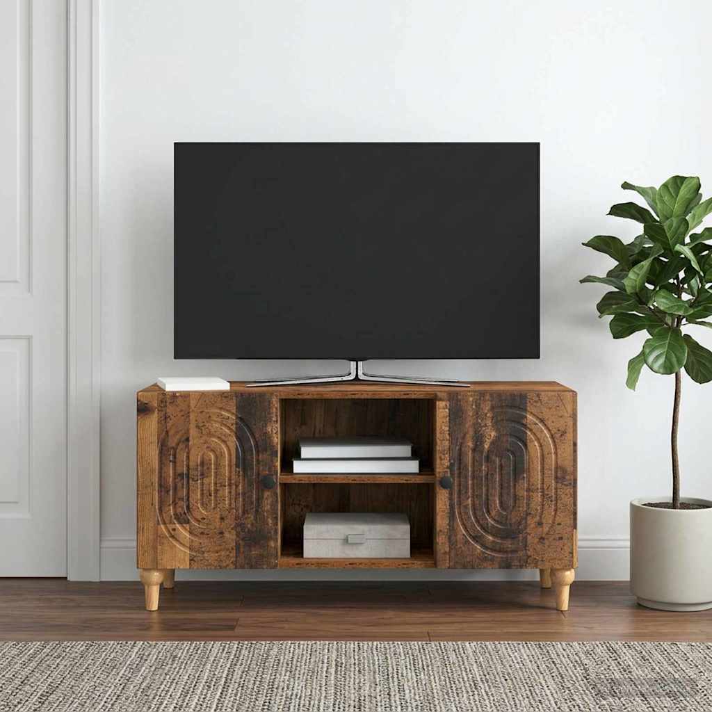 TV Cabinet Old Wood 102 x 34.5 x 50 cm Engineered Wood