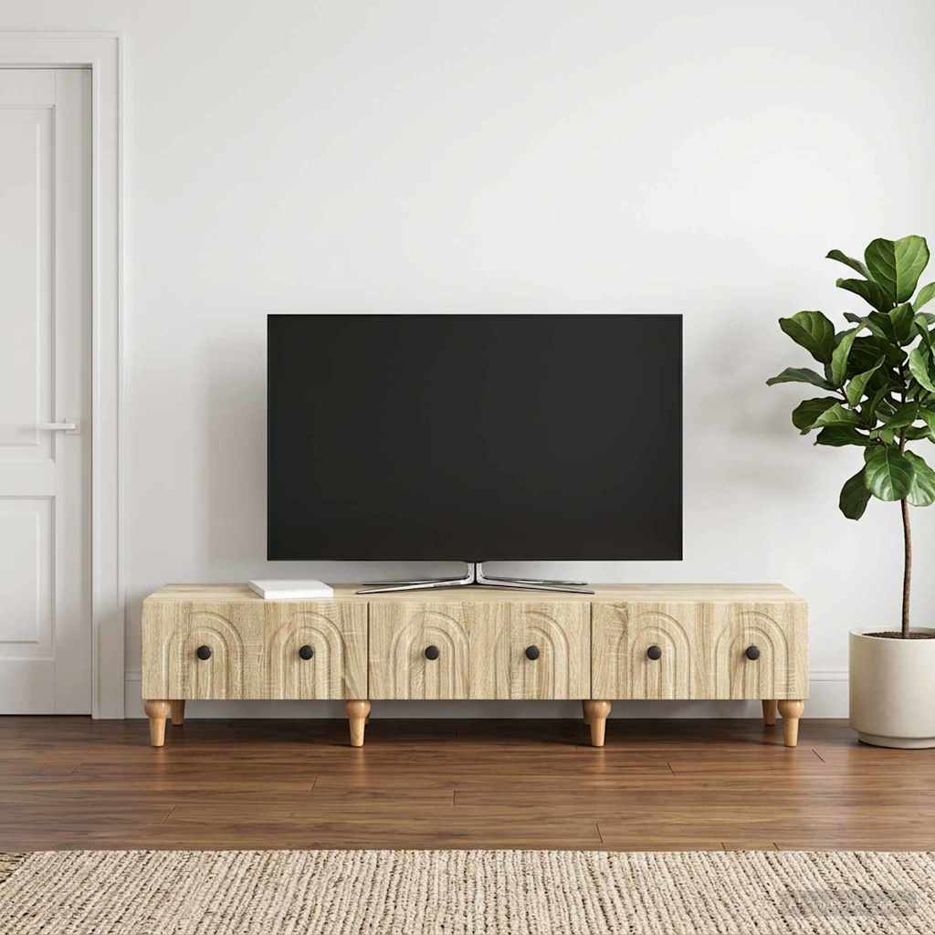 TV Cabinet Sonoma Oak 147 x 34.5 x 30 cm Engineered Wood