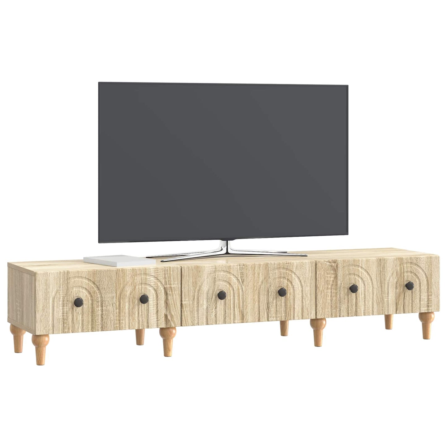 TV Cabinet Sonoma Oak 147 x 34.5 x 30 cm Engineered Wood
