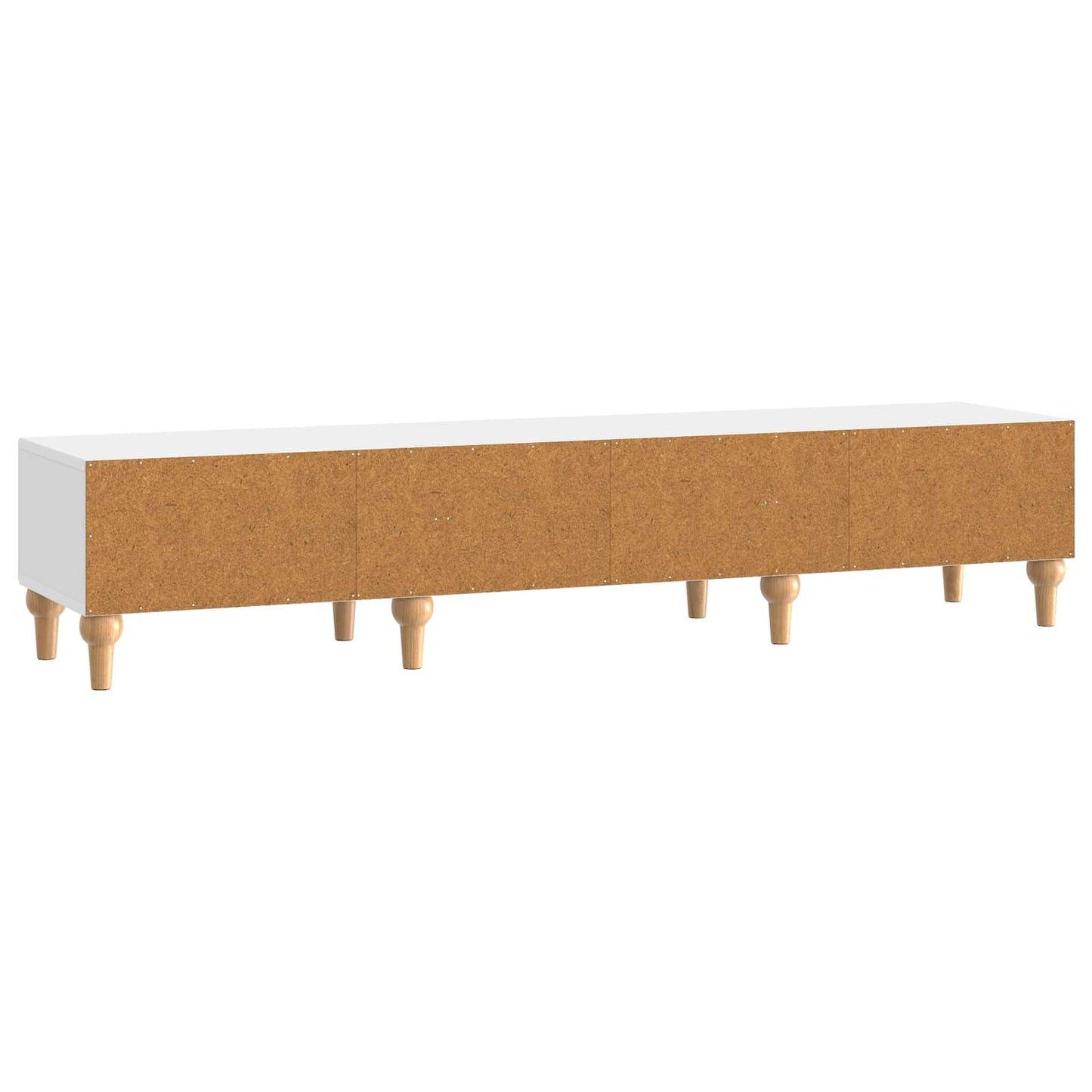 TV Cabinet High Gloss White 147 x 34.5 x 30 cm Engineered Wood