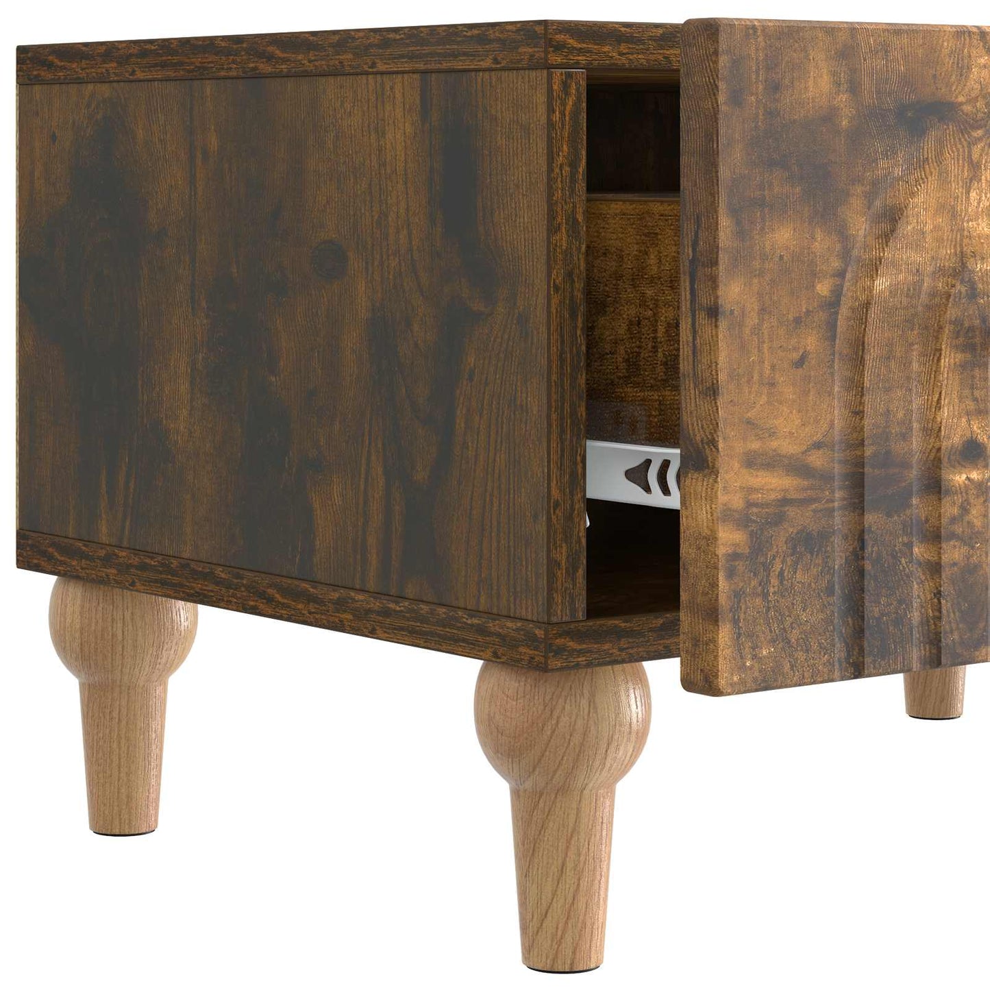 TV Cabinet Smoked Oak 147 x 34.5 x 30 cm Engineered Wood