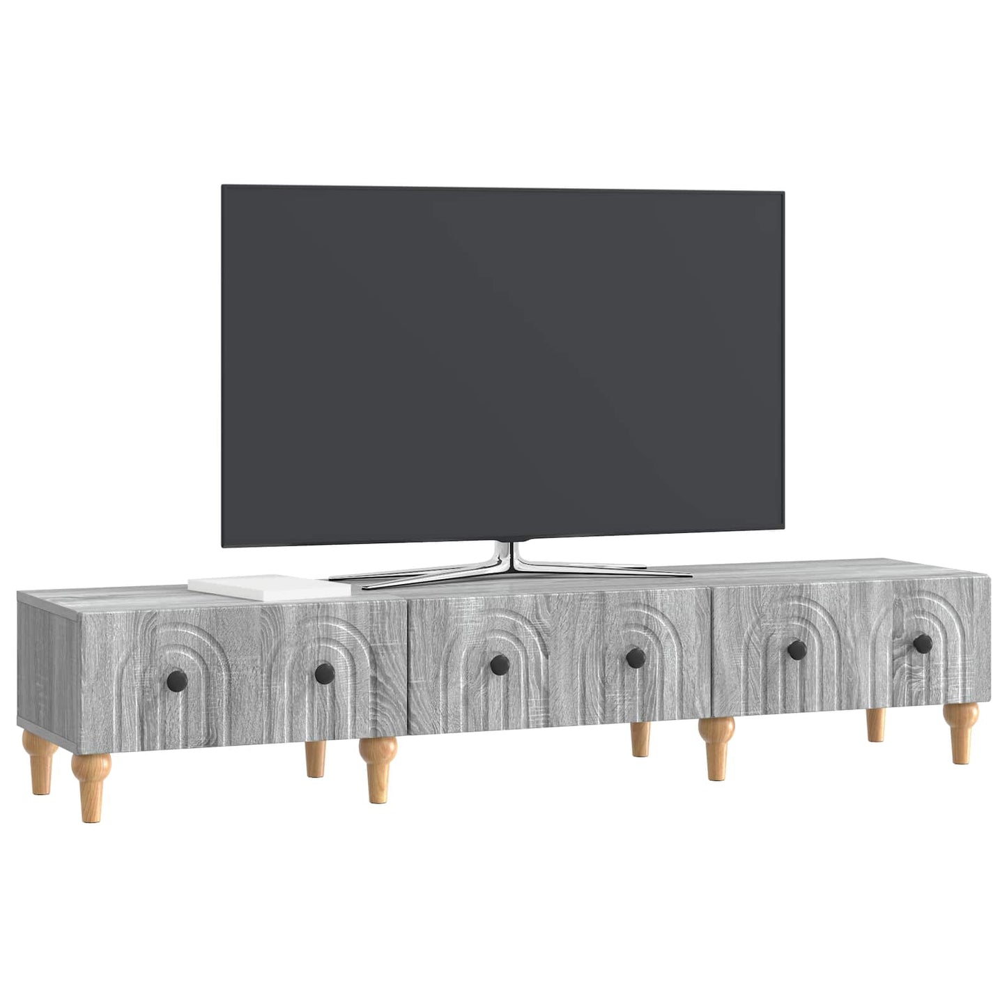 TV Cabinet Grey Sonoma 147 x 34.5 x 30 cm Engineered Wood