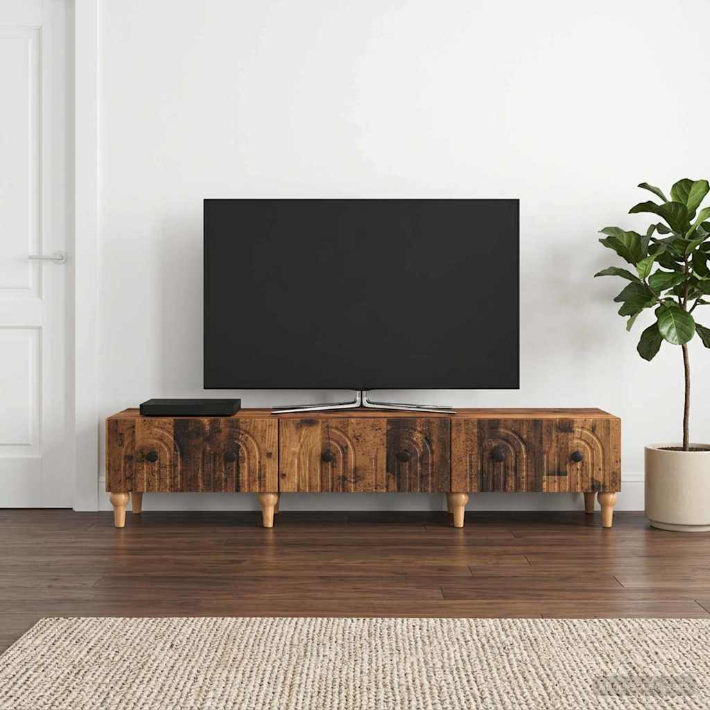 TV Cabinet Old Wood 147 x 34.5 x 30 cm Engineered Wood