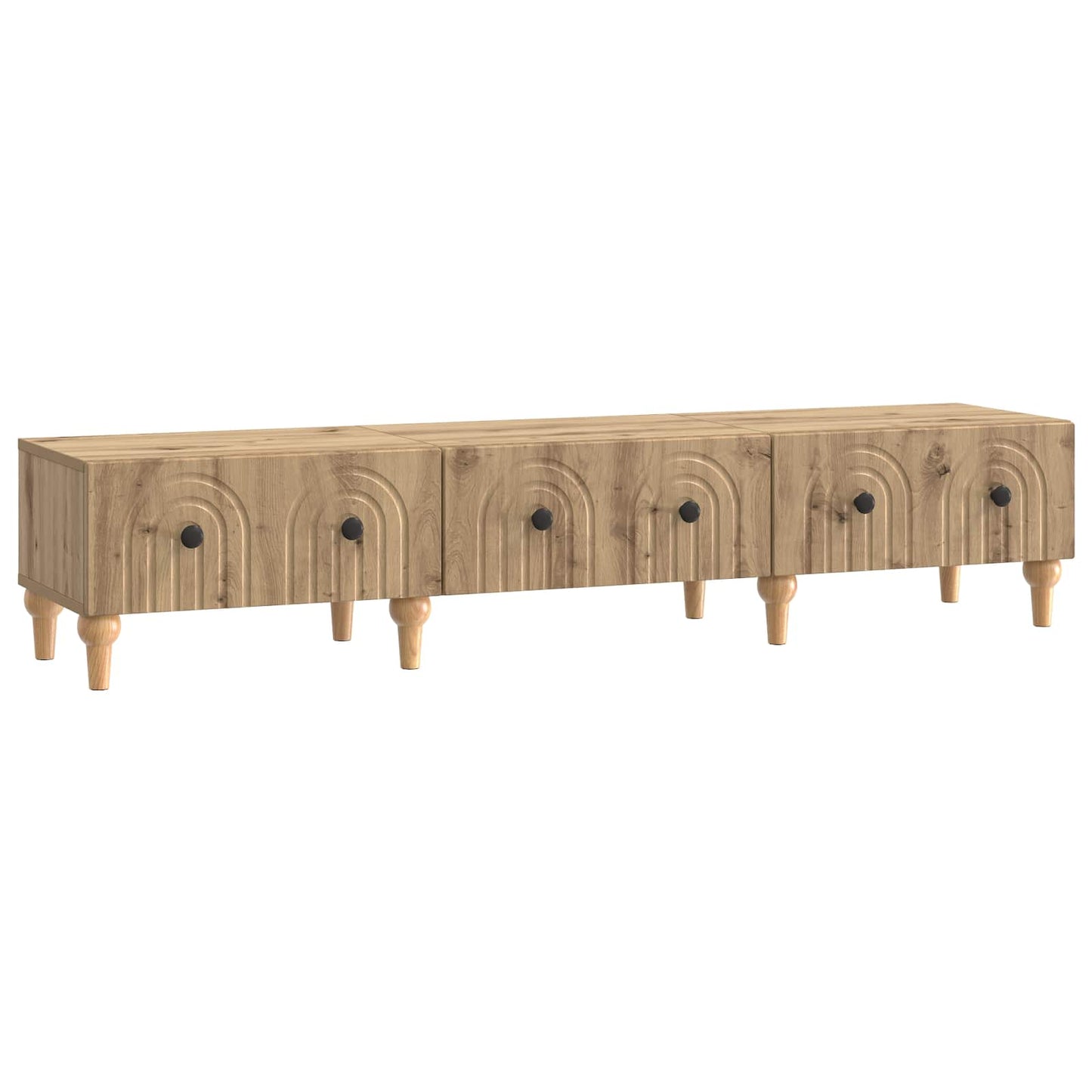 TV Cabinet 147 x 34.5 x 30 cm Artisan Oak Engineered Wood