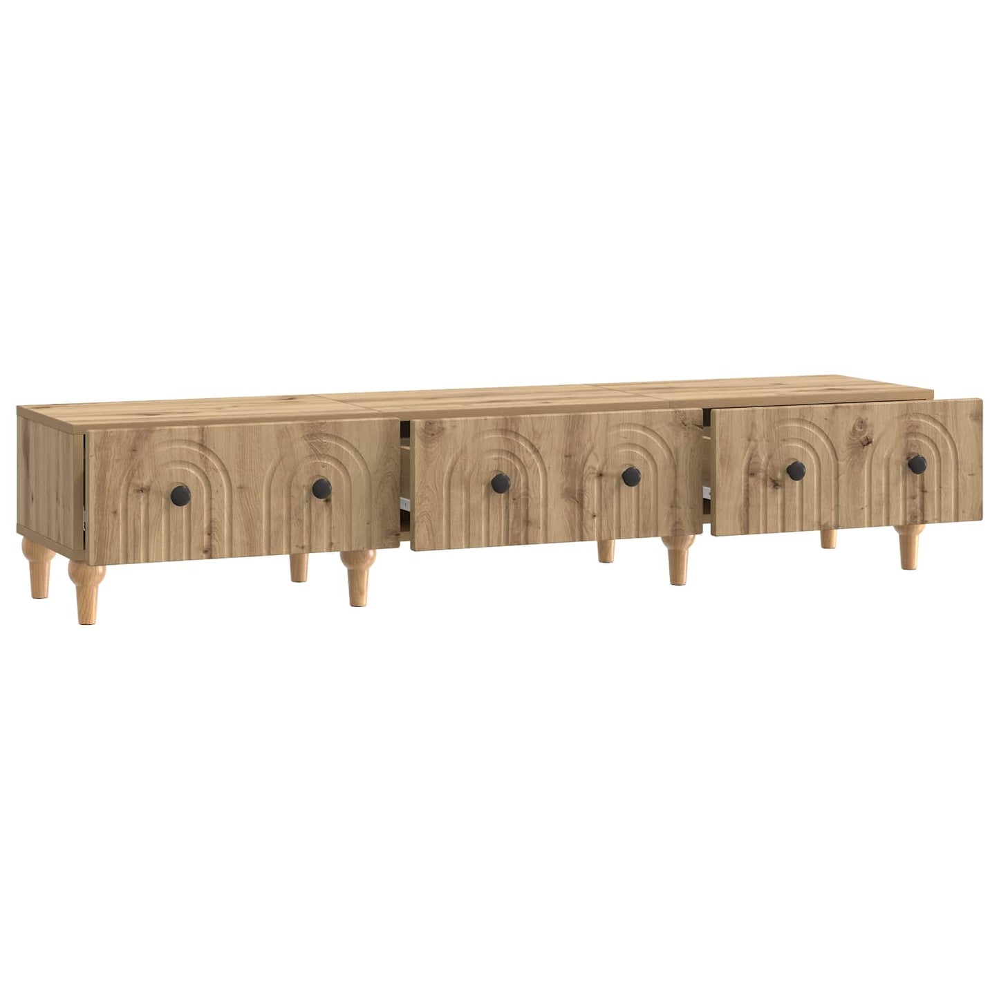 TV Cabinet 147 x 34.5 x 30 cm Artisan Oak Engineered Wood