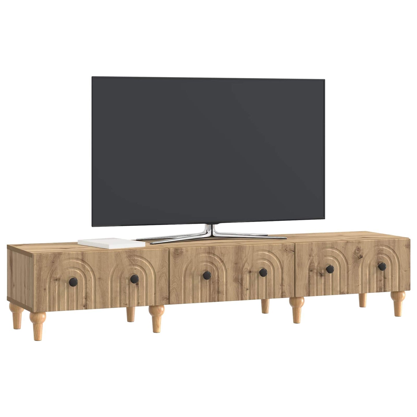 TV Cabinet 147 x 34.5 x 30 cm Artisan Oak Engineered Wood