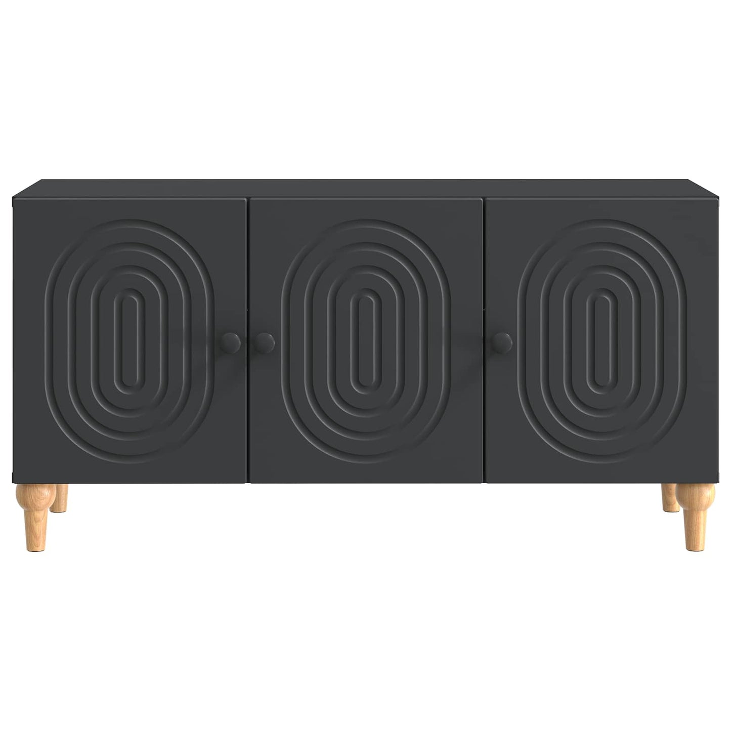 TV Cabinet Black 99 x 34.5 x 50 cm Engineered Wood