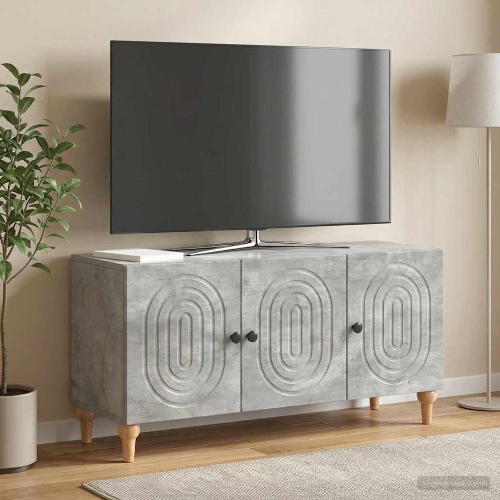 TV Cabinet Concrete Grey 99 x 34.5 x 50 cm Engineered Wood