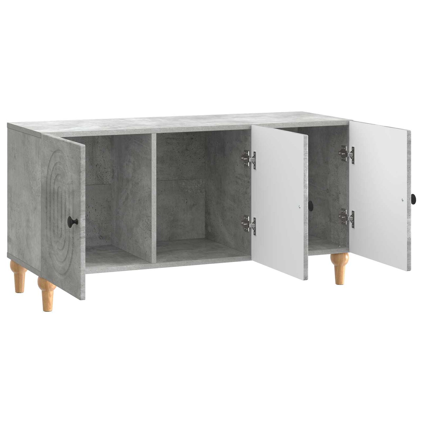 TV Cabinet Concrete Grey 99 x 34.5 x 50 cm Engineered Wood