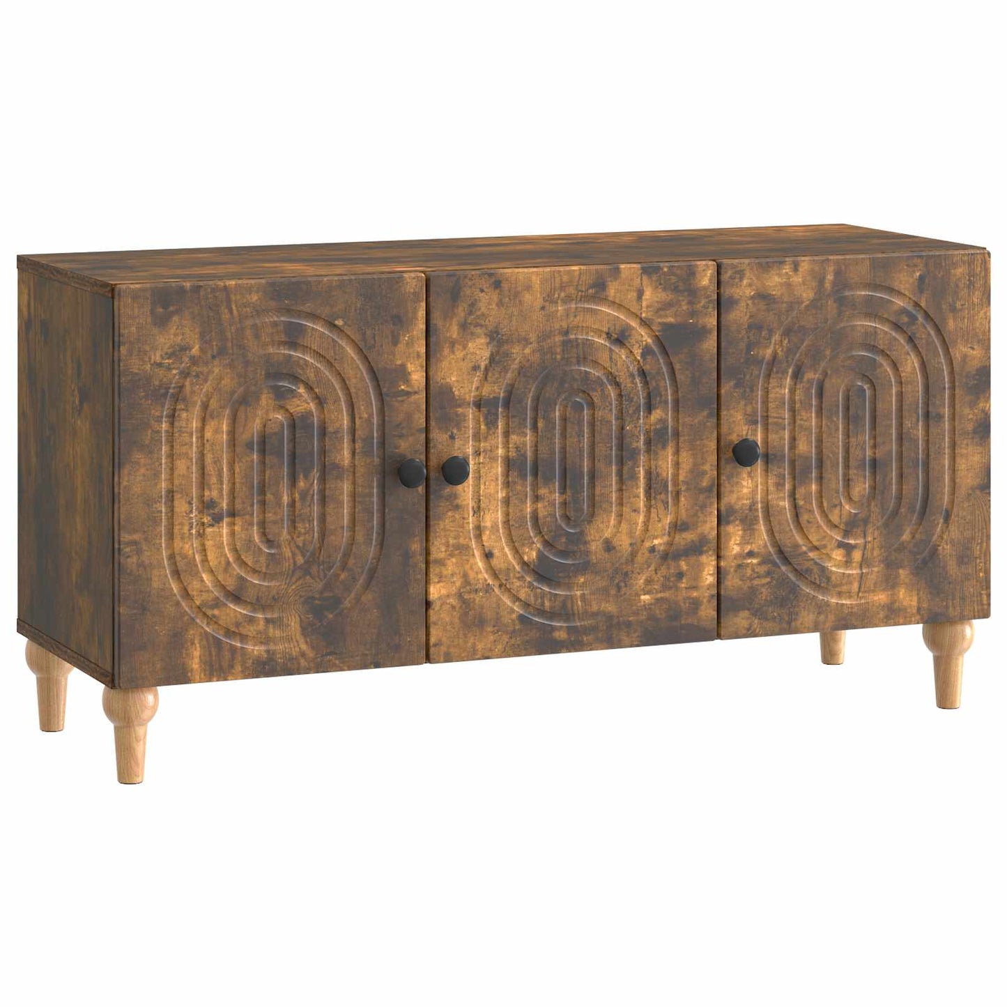 TV Cabinet 99 x 34.5 x 50 cm Smoked Oak Engineered Wood