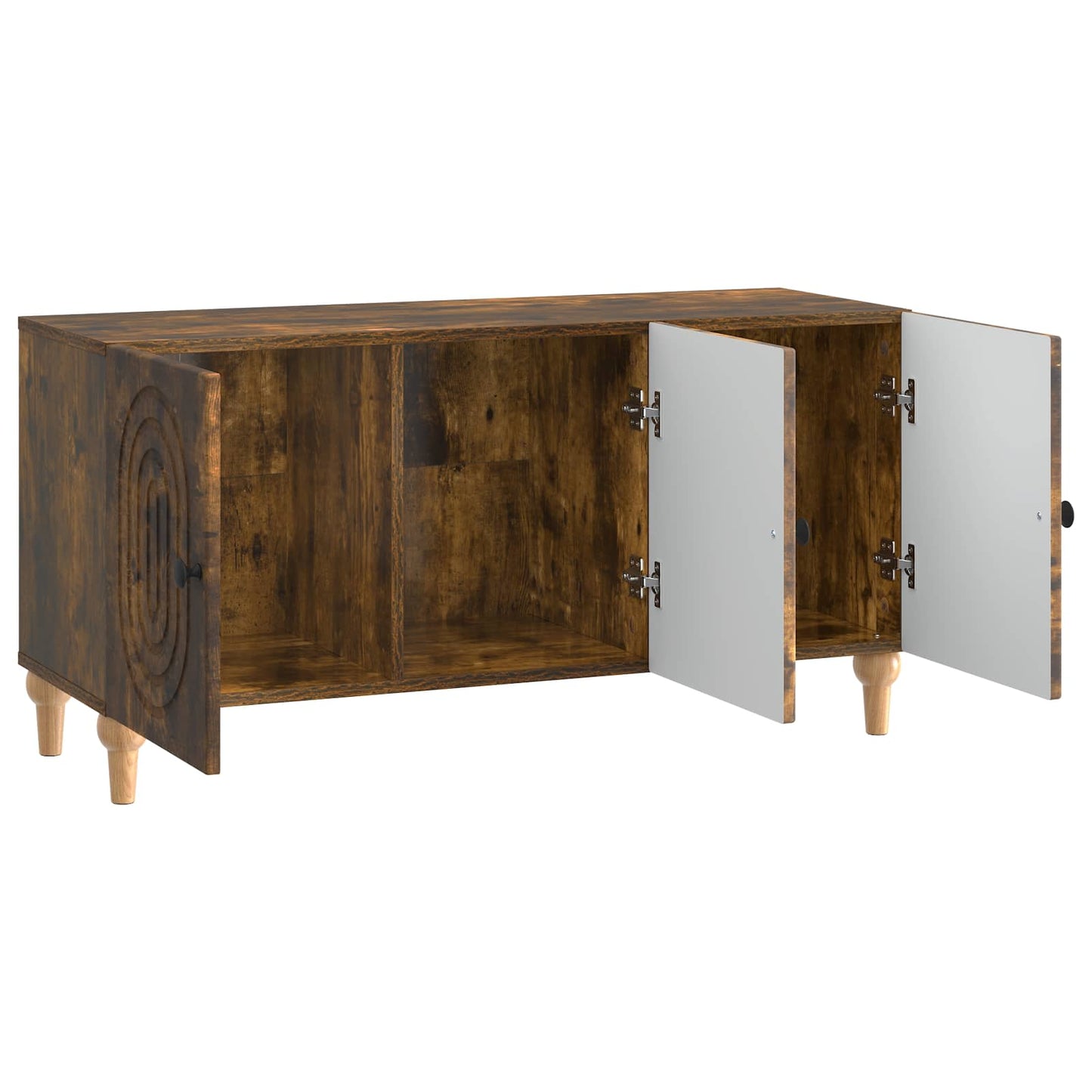 TV Cabinet Smoked Oak 99 x 34.5 x 50 cm Engineered Wood