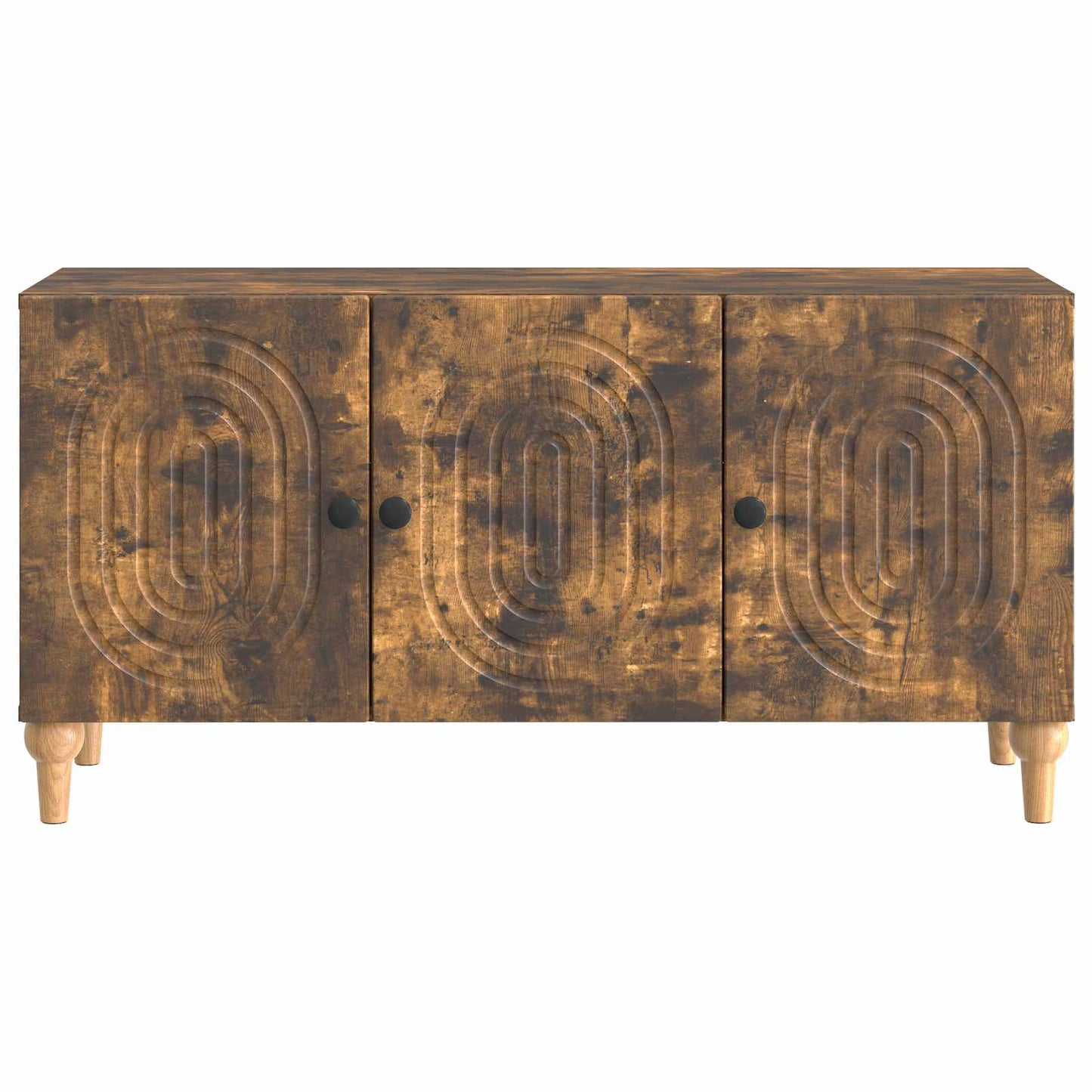 TV Cabinet 99 x 34.5 x 50 cm Smoked Oak Engineered Wood