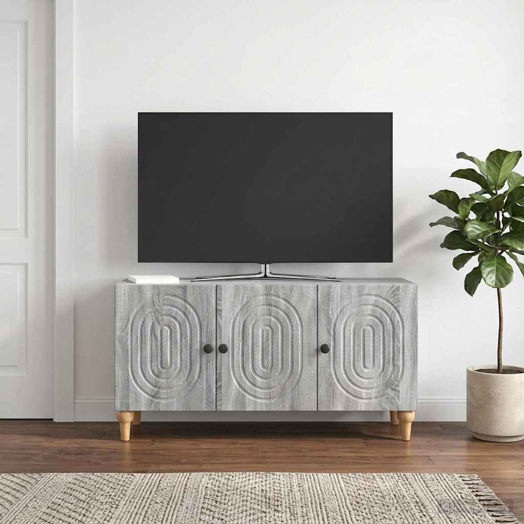 TV Cabinet 99 x 34.5 x 50 cm Grey Sonoma Engineered Wood