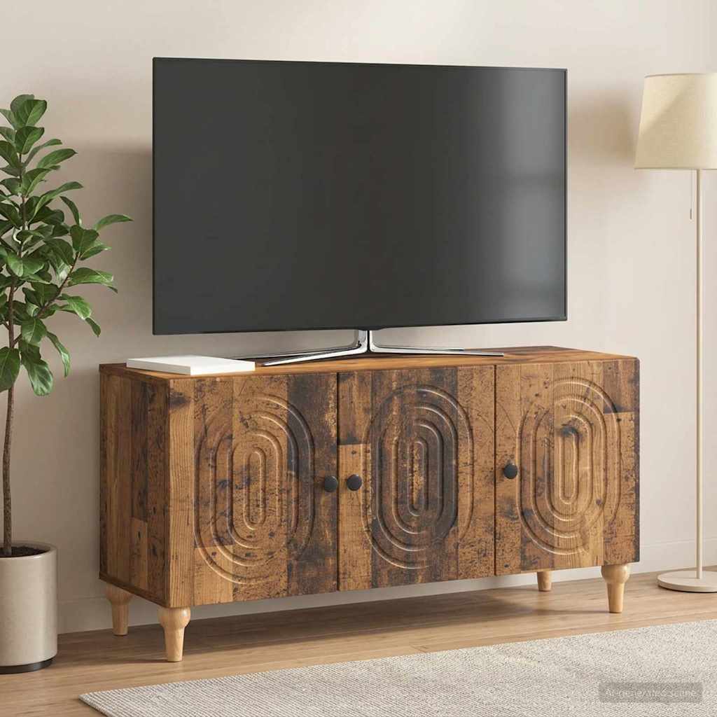TV Cabinet Old Wood 99 x 34.5 x 50 cm Engineered Wood