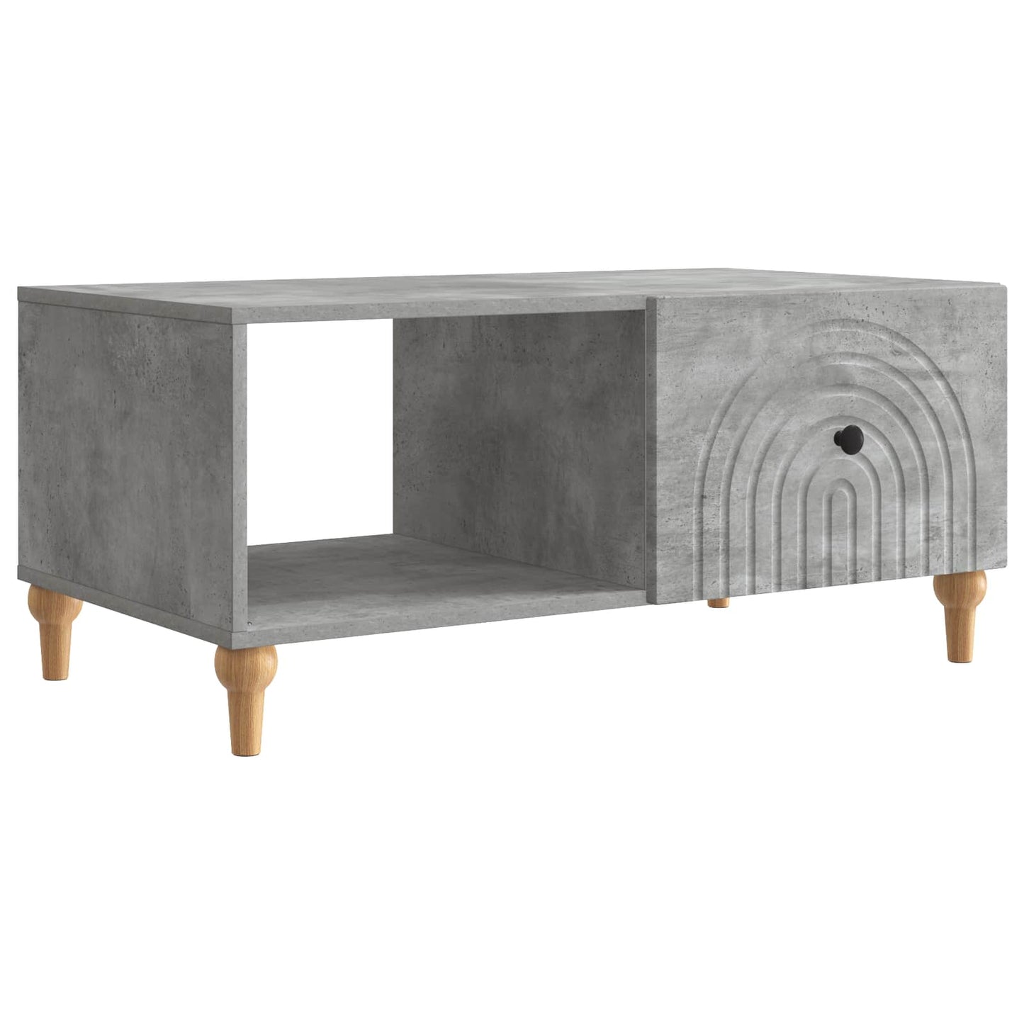 Coffee Table Concrete Grey 90 x 50 x 40 cm Engineered Wood