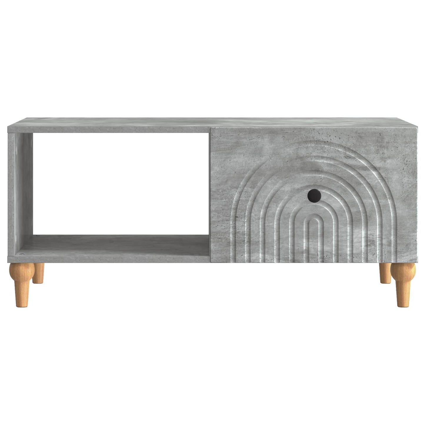Coffee Table Concrete Grey 90 x 50 x 40 cm Engineered Wood