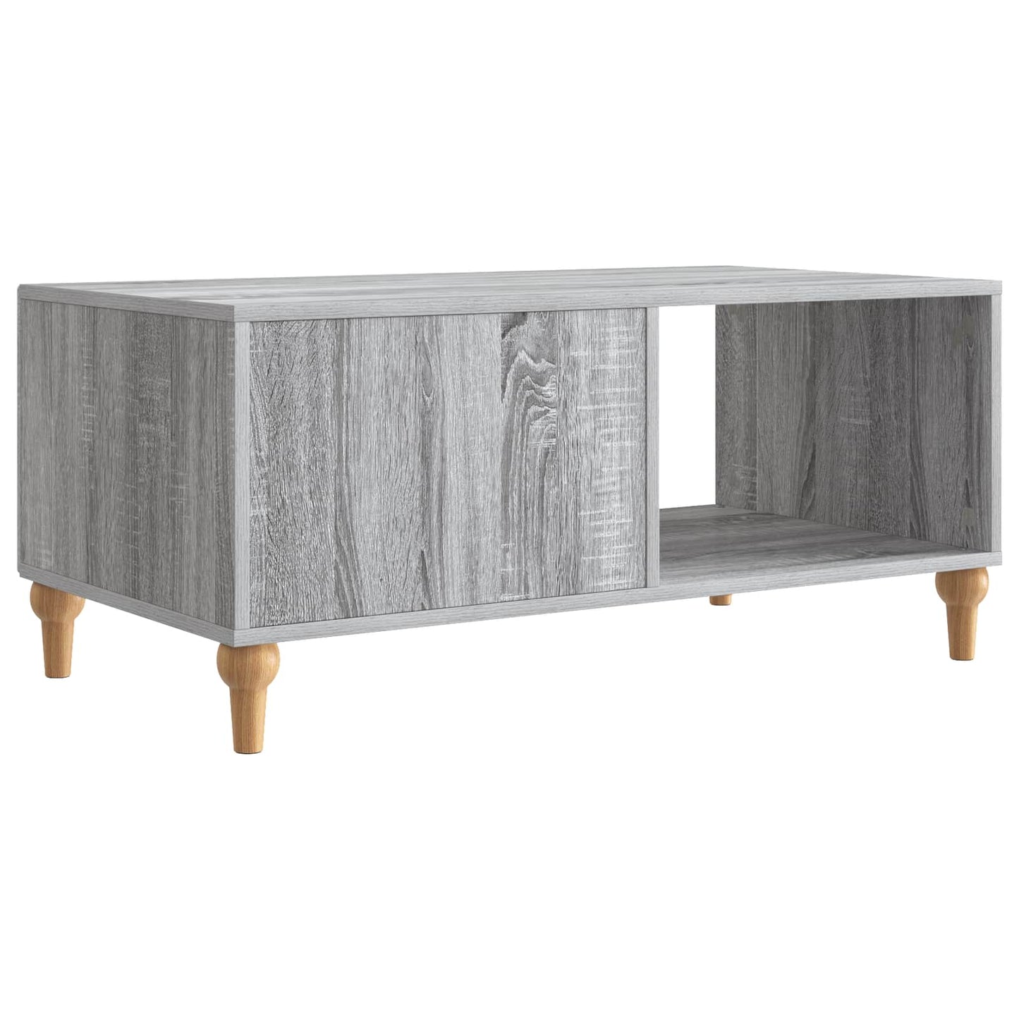 Coffee Table Grey Sonoma 90 x 50 x 40 cm Engineered Wood