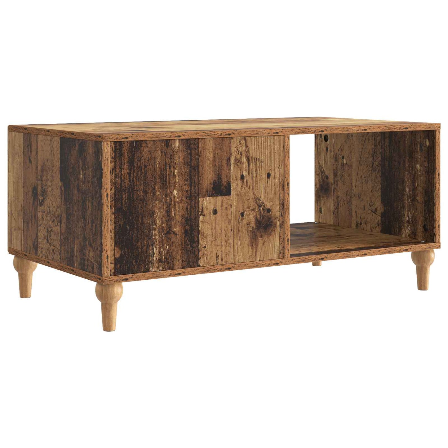 Coffee Table Old Wood 90 x 50 x 40 cm Engineered Wood