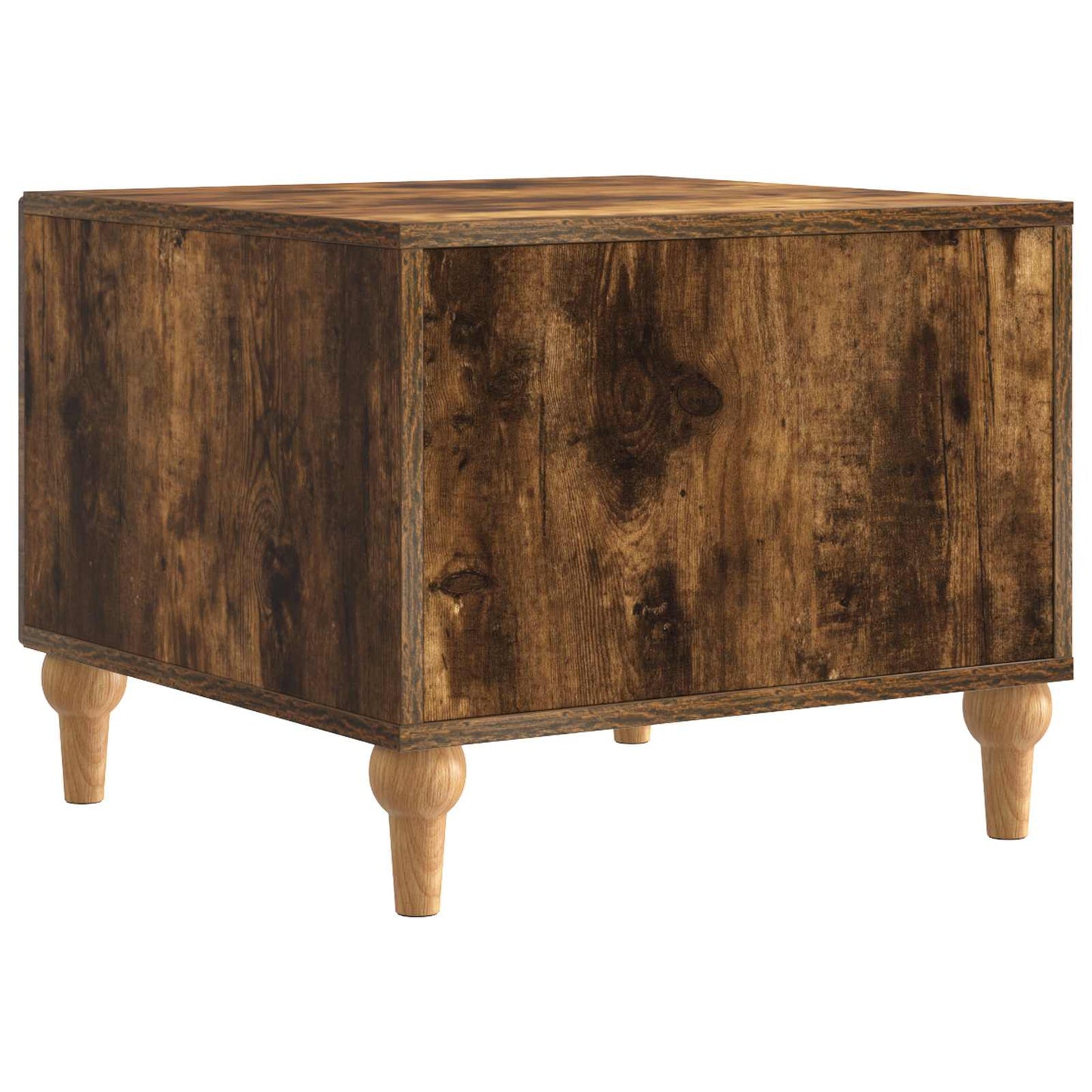 Coffee Table Smoked Oak 49 x 50 x 40 cm Engineered Wood
