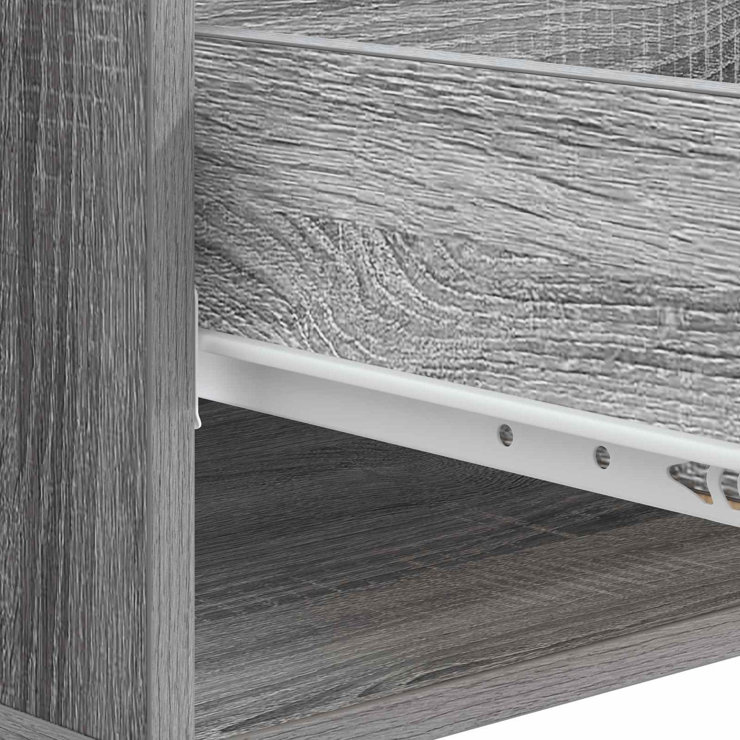 Coffee Table Grey Sonoma 49 x 50 x 40 cm Engineered Wood