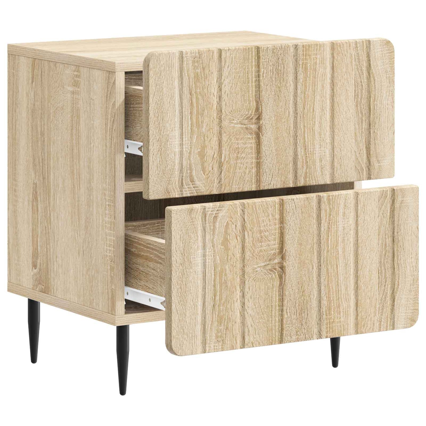 Bedside Cabinet Sonoma Oak 43 x 34.5 x 49.5 cm Engineered Wood