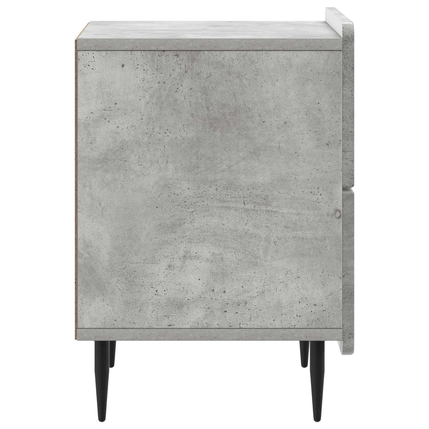 Bedside Cabinet 2 pcs Concrete Grey 43 x 34.5 x 49.5 cm