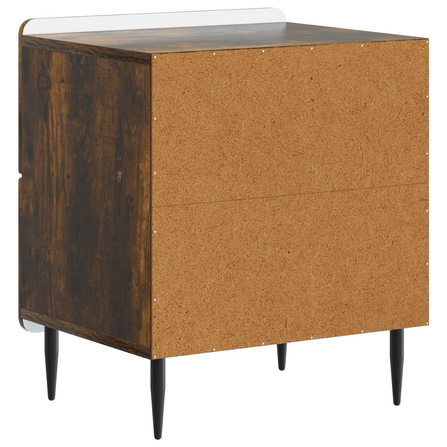 Bedside Cabinet 2 pcs Smoked Oak 43 x 34.5 x 49.5 cm