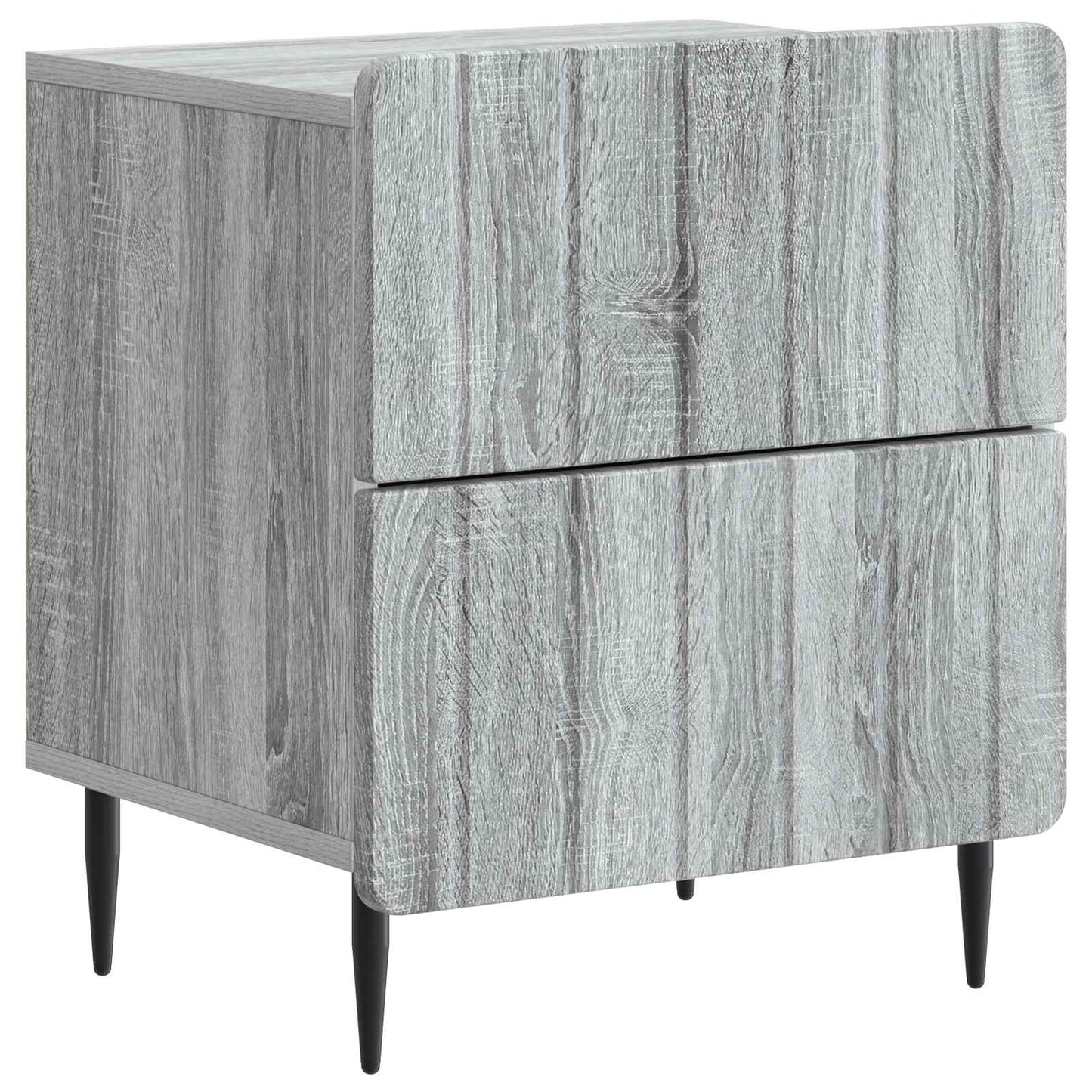Bedside Cabinet Grey Sonoma 43 x 34.5 x 49.5 cm Engineered Wood