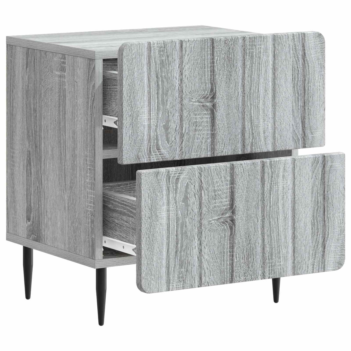 Bedside Cabinet Grey Sonoma 43 x 34.5 x 49.5 cm Engineered Wood