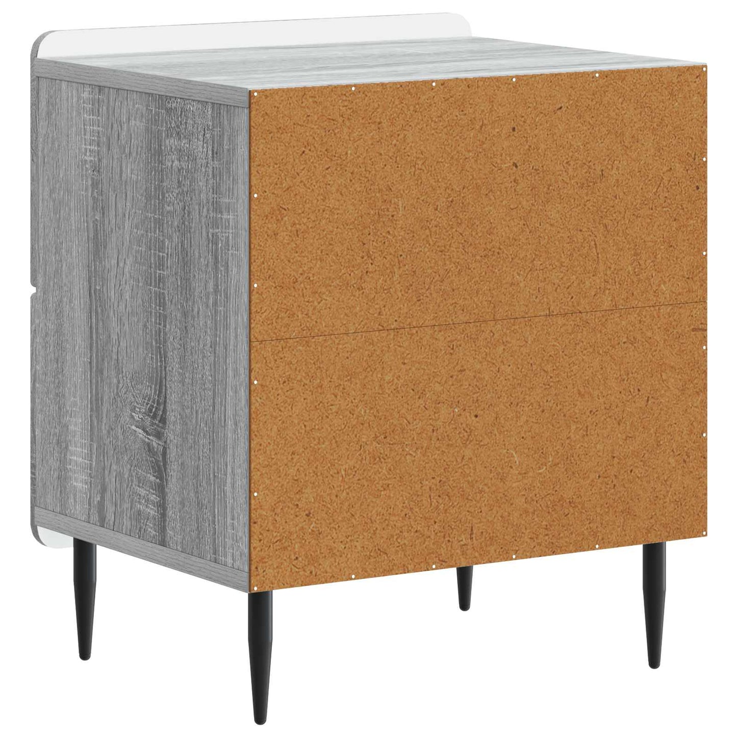 Bedside Cabinet Grey Sonoma 43 x 34.5 x 49.5 cm Engineered Wood