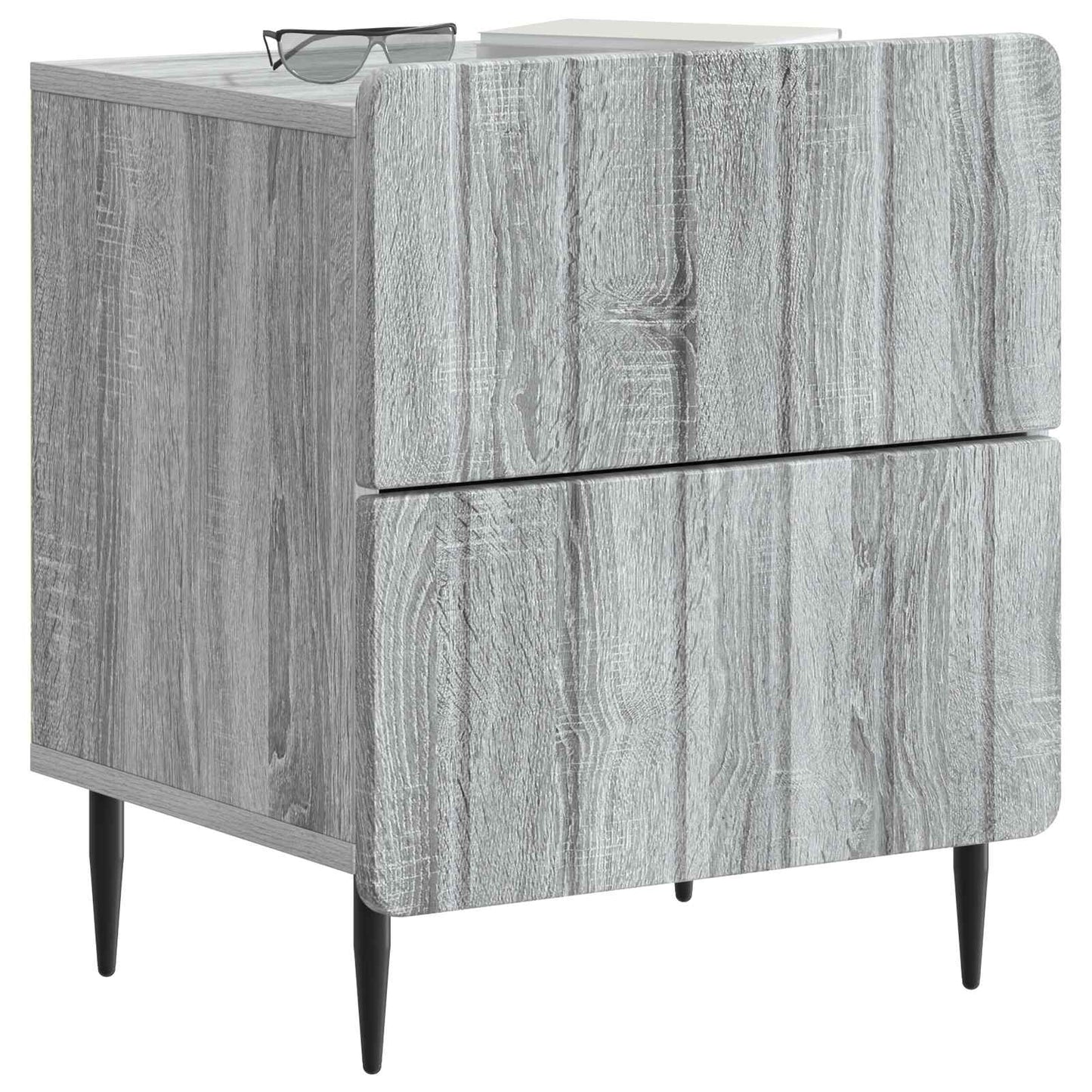 Bedside Cabinet Grey Sonoma 43 x 34.5 x 49.5 cm Engineered Wood