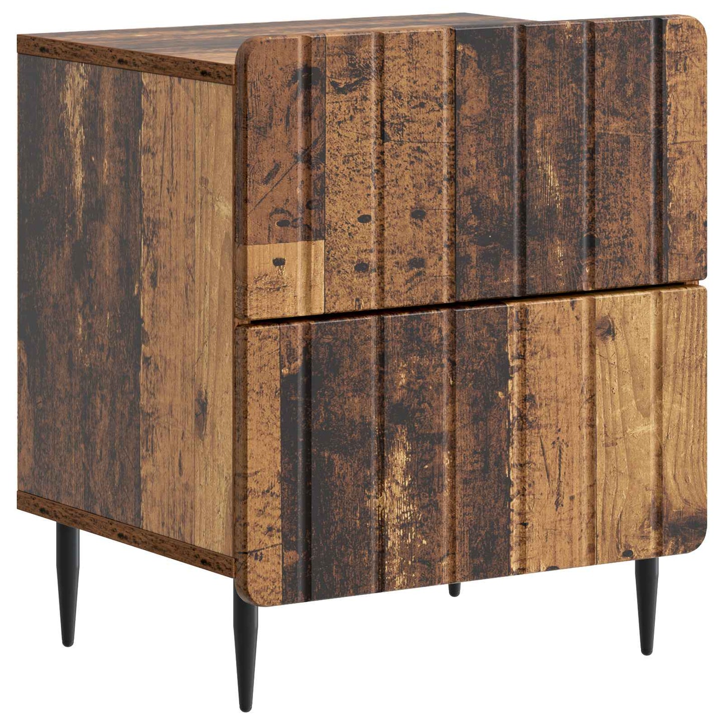 Bedside Cabinet Old Wood 43 x 34.5 x 49.5 cm Engineered Wood