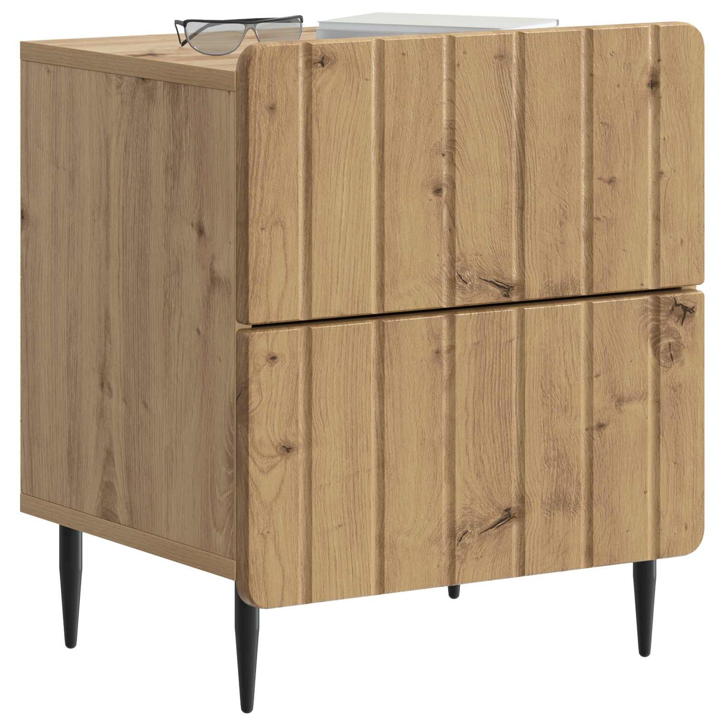 Bedside Cabinet Artisan Oak 43 x 34.5 x 49.5 cm Engineered Wood