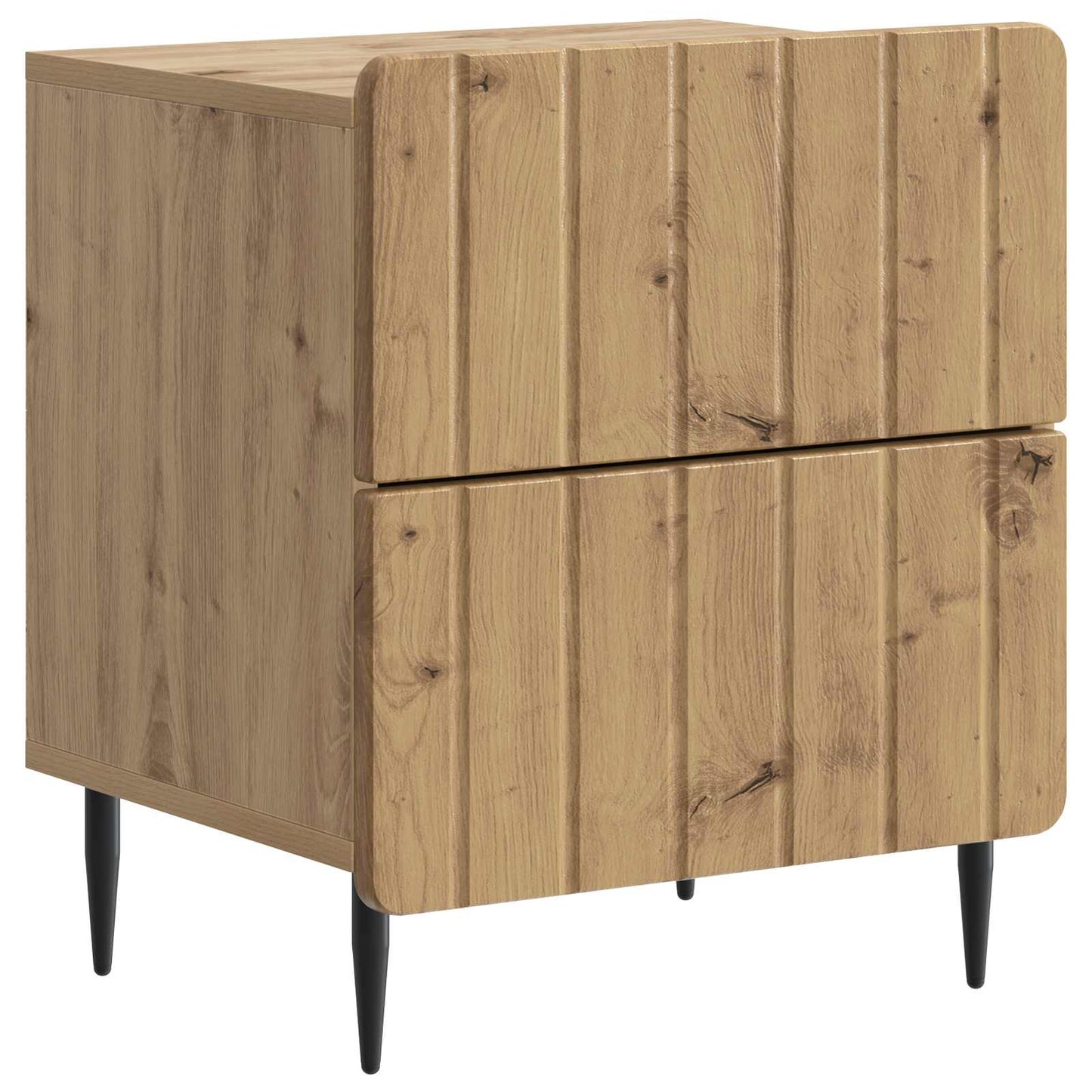 Bedside Cabinet 2 pcs Artisan Oak 43 x 34.5 x 49.5 cm