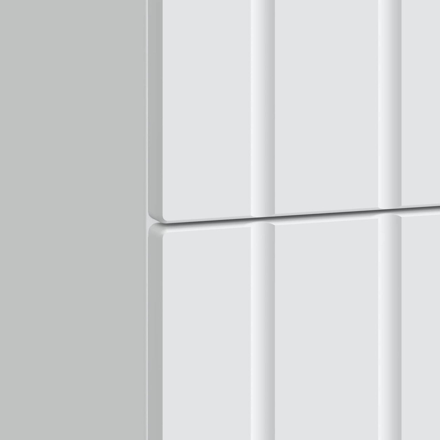 Bedside Cabinet White 62 x 34.5 x 49.5 cm Engineered Wood