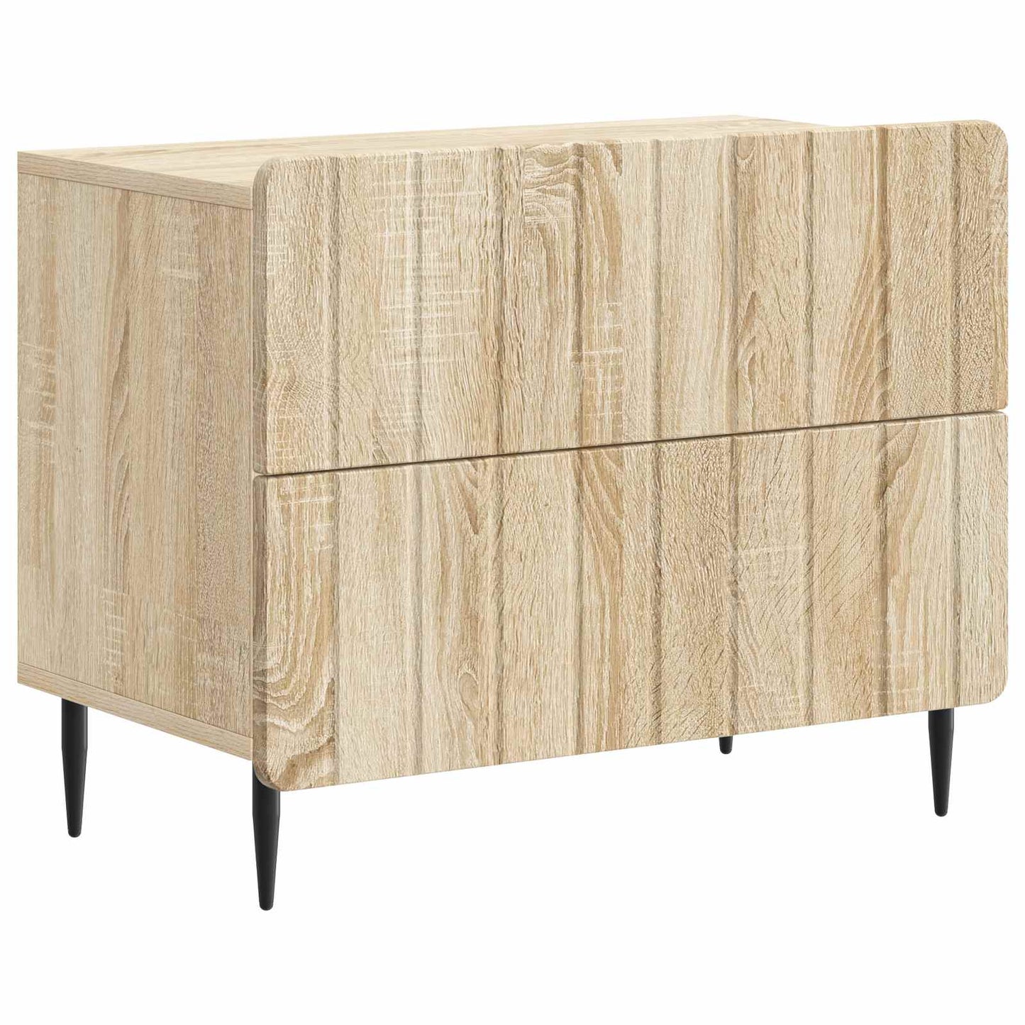 Bedside Cabinet Sonoma Oak 62 x 34.5 x 49.5 cm Engineered Wood